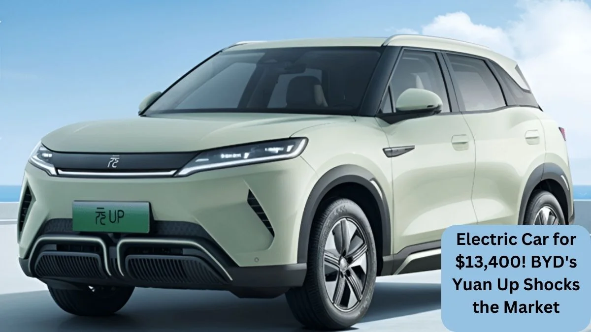 BYD Unveils Affordable Electric Crossover: The Yuan Up Makes Debut